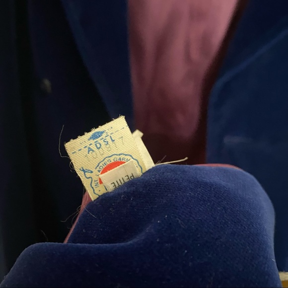 Carol Cohen Drizzle Vintage velour trench coat - Picture 10 of 12